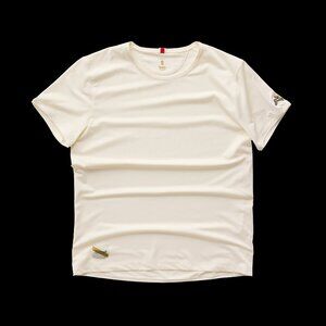 Tracksmith Women's Twilight Tee - Size Medium, Ivory NWT